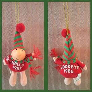 Vintage Ziggy Christmas Ornament - Collectible Plush Ziggy